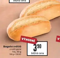 Billa Bageta světlá nabídka