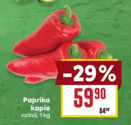 Billa Paprika kapie nabídka