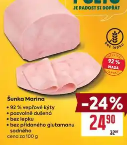 Billa Šunka Marina nabídka