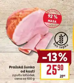 Billa Pražská šunka od kosti nabídka