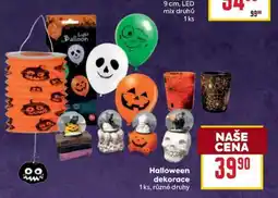 Billa Halloween dekorace nabídka