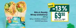 Billa BILLA Ready Wrap snídaňový nabídka