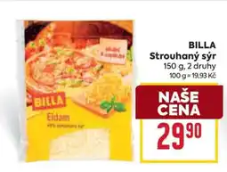 Billa BILLA Strouhaný sýr nabídka