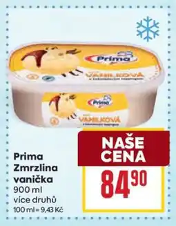 Billa Prima Zmrzlina vanička nabídka
