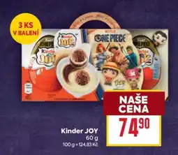Billa Kinder Joy nabídka