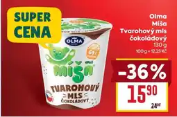 Billa Olma Míša tvarohový mls čokoládový nabídka