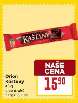 Billa Orion Kaštany nabídka