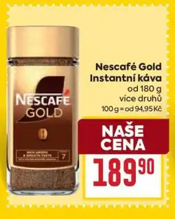 Billa Nescafé Gold Instantní káva nabídka
