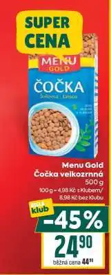 Billa Menu Gold Čočka velkozrnná nabídka