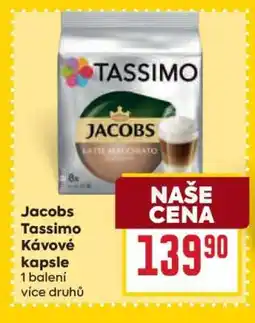 Billa Jacobs Tassimo kávové kapsle nabídka