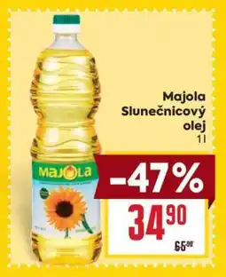 Billa Majola Slunečnicový olej nabídka