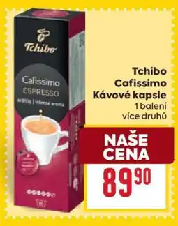Billa Tchibo Cafissimo Kávové kapsle nabídka