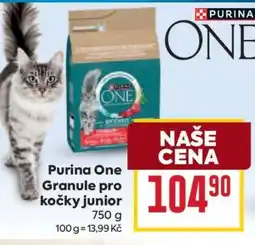 Billa PURINA ONE Granule pro kočky Junior nabídka