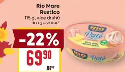Billa Rio Mare Rustico nabídka