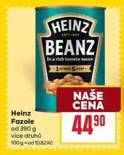 Billa Heinz fazole nabídka