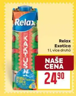 Billa Relax Exotica nabídka