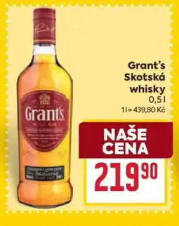 Billa Grant’s Skotská whisky nabídka