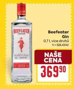 Billa Beefeater Gin nabídka