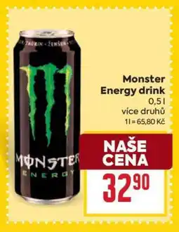 Billa Monster Energy drink nabídka