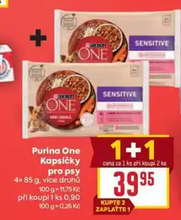 Billa Purina One Kapsičky pro psy nabídka