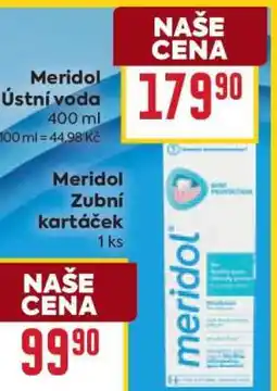 Billa Meridol Ústní voda nabídka