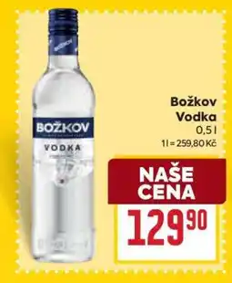 Billa Božkov Vodka nabídka