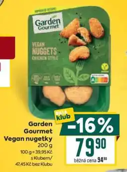 Billa Garden Gourmet Vegan Nugetky nabídka