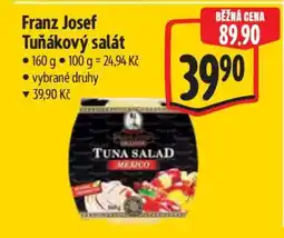 Albert Franz Josef Tuňákový salát nabídka