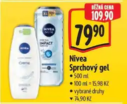 Albert Nivea sprchový gel nabídka