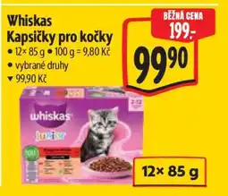 Albert Whiskas kapsičky pro kočky nabídka