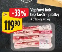 Albert Vepřový bok bez kosti plátky nabídka