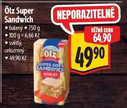 Albert Ölz Super Sandwich nabídka