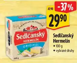 Albert Sedlčanský hermelín nabídka