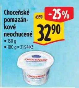 Albert Choceňské pomazánkové neochucené nabídka