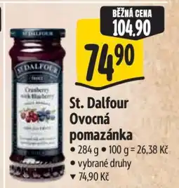 Albert St. Dalfour ovocná pomazánka nabídka