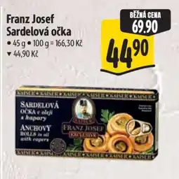 Albert Franz Josef Sardelová očka nabídka