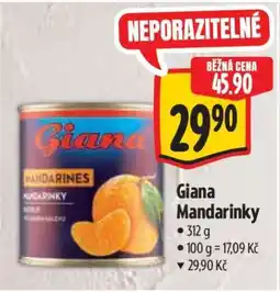 Albert Giana Mandarinky nabídka