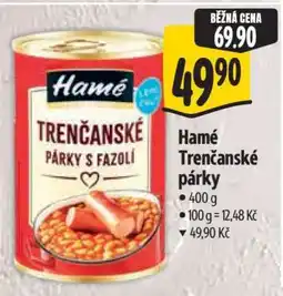 Albert Hamé Trenčanské párky nabídka
