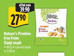 Albert Nature's Promise Free From Slaný snack nabídka