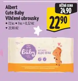 Albert Albert Cute Baby Vlhčené ubrousky nabídka