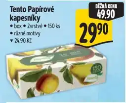 Albert Tento papírové kapesníky nabídka
