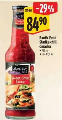 Albert Exotic Food sladká chilli omáčka nabídka