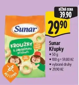 Albert Sunar křupky nabídka