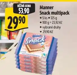 Albert Manner Snack multipack nabídka