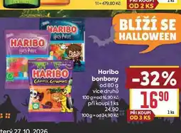 Billa Haribo bonbony od nabídka