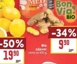 Billa Bio zázvor cena za nabídka
