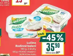 Billa Lučina Rodinné balení nabídka