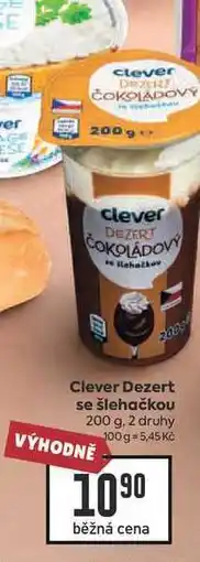 Billa Clever Dezert se šlehačkou nabídka