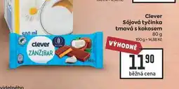 Billa Clever Sójová tyčinka tmavá s kokosem nabídka