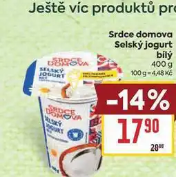 Billa Srdce domova Selský jogurt bílý nabídka